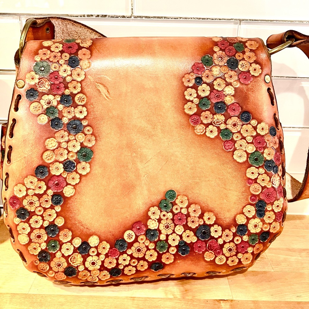 Beautiful Hand Tooled Leather Bag